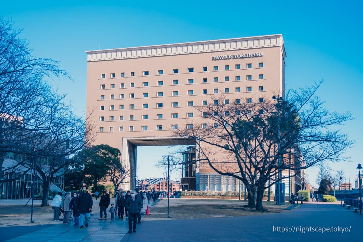 横滨航海者酒店的外观