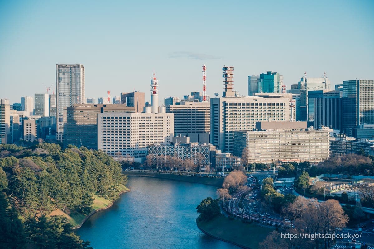 皇居・樱田门周边的街景
