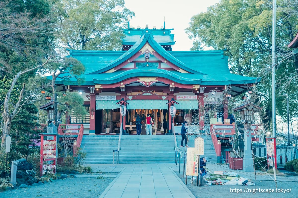多摩川浅间神社的本殿