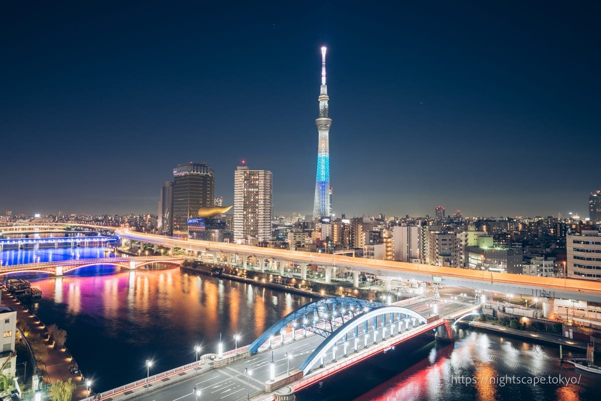 永安国际精选浅草驹形酒店的夜景