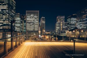 Atmosphere of KITTE Rooftop Garden