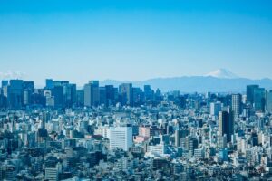 Fuji from Sky Tree East Tower