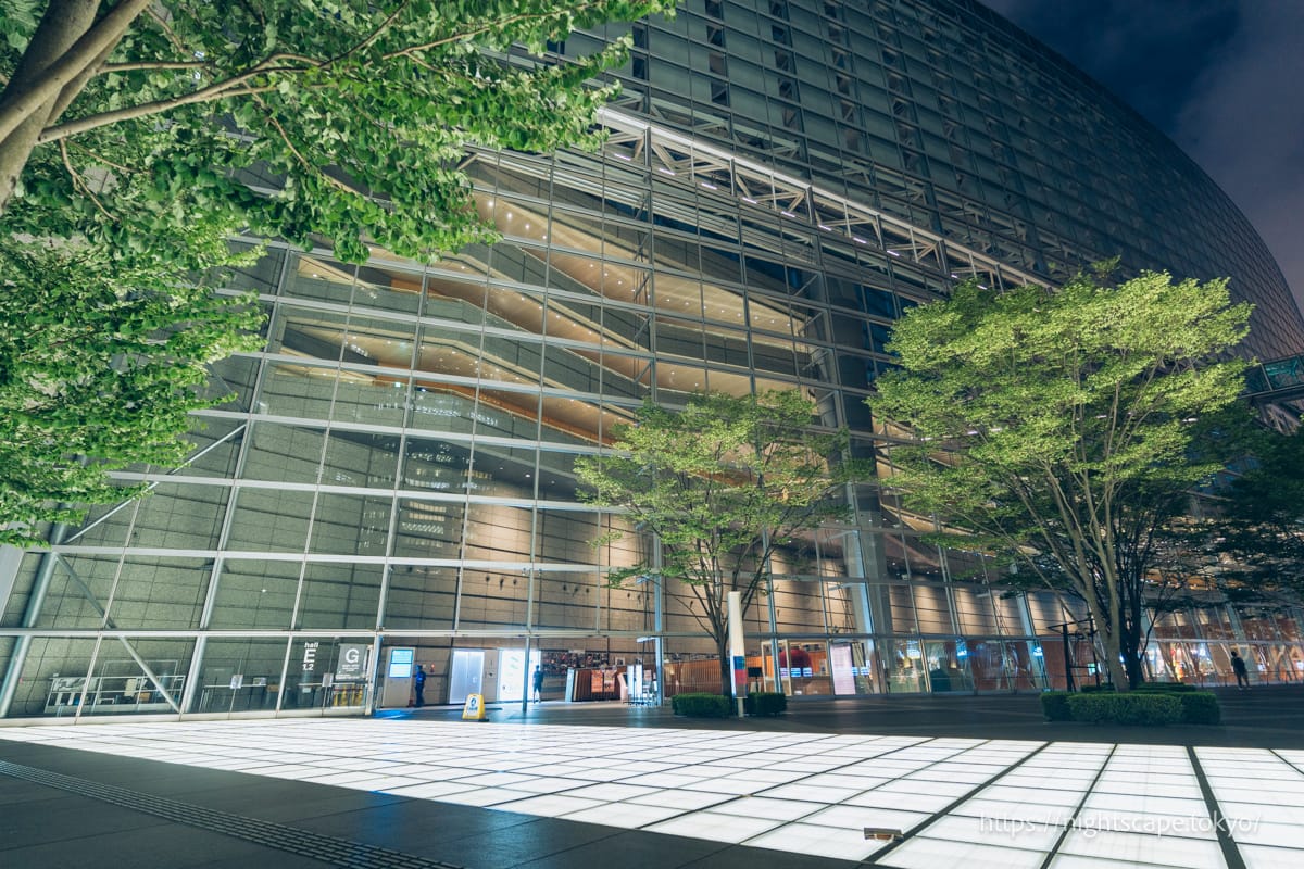 Exterior view of Tokyo International Forum