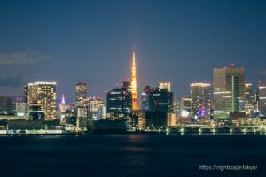 Tokyo Tower illuminated