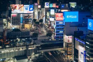 Shibuya 109 and Scramble Crossing