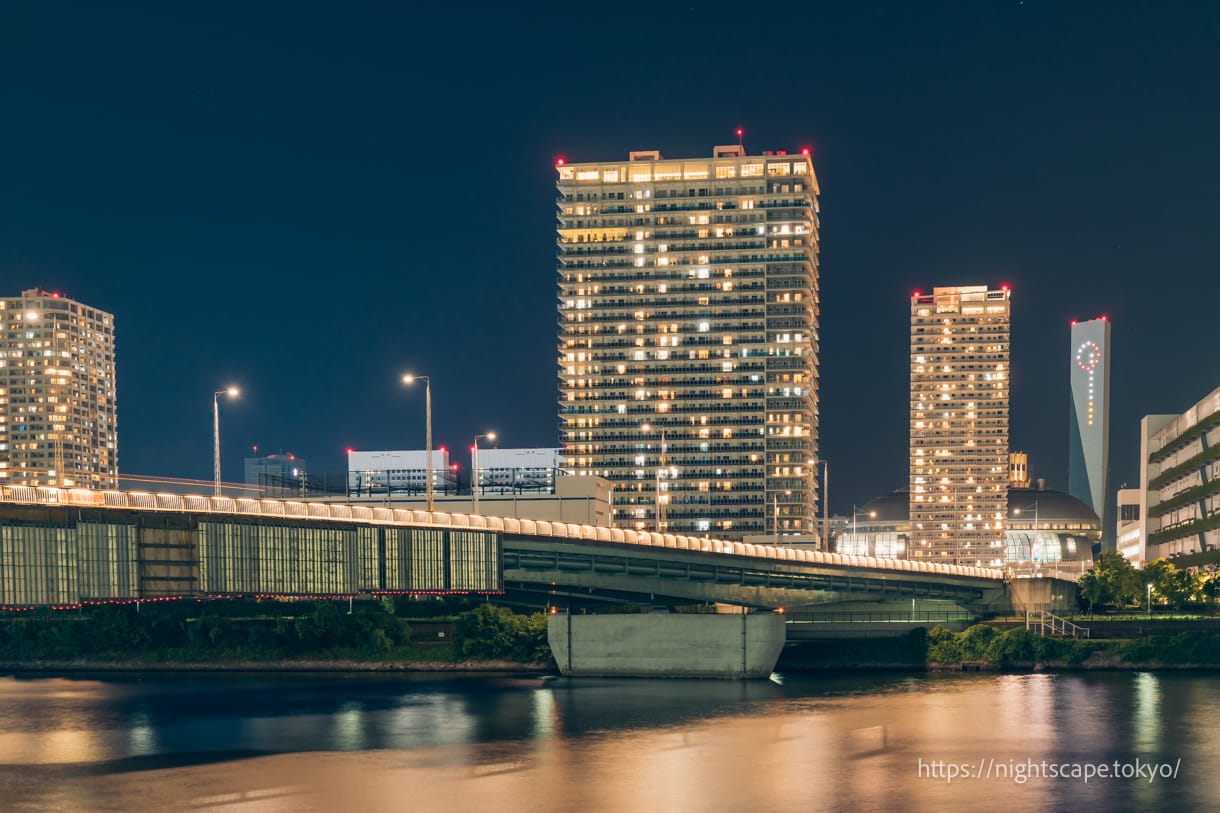 Illuminated Fujimi Bridge