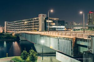 Illuminated Fujimi Bridge