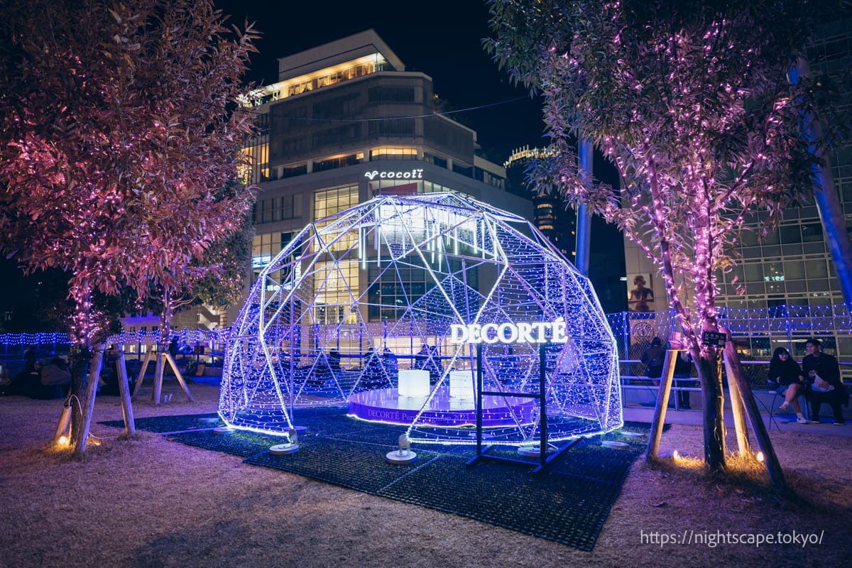 Illumination events at Miyashita Park.