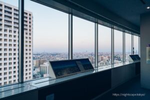 Atmosphere of the Nerima Ward Office observation lobby.