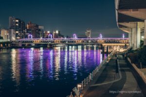 Sumida River Walk viewed from Azuma Bridge