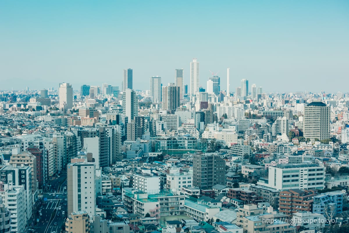 View towards Ikebukuro from Bunkyo Civic Centre.