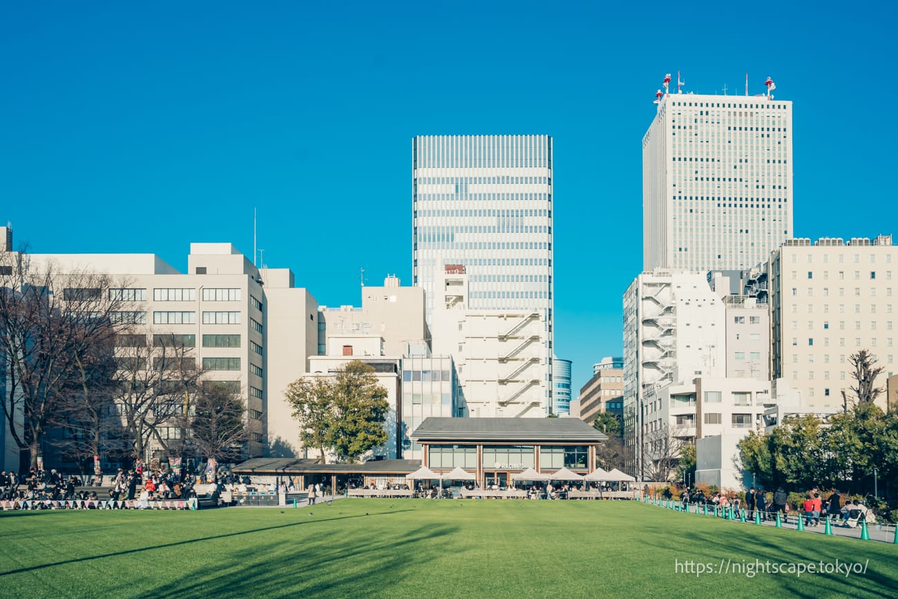 View of Minami Ikebukuro Park, Toshima Ward, Tokyo (daytime).