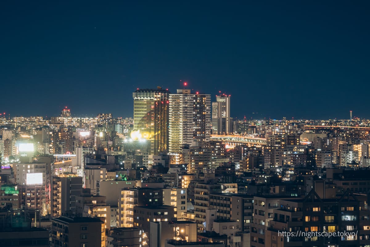 Night view of Sumida Ward