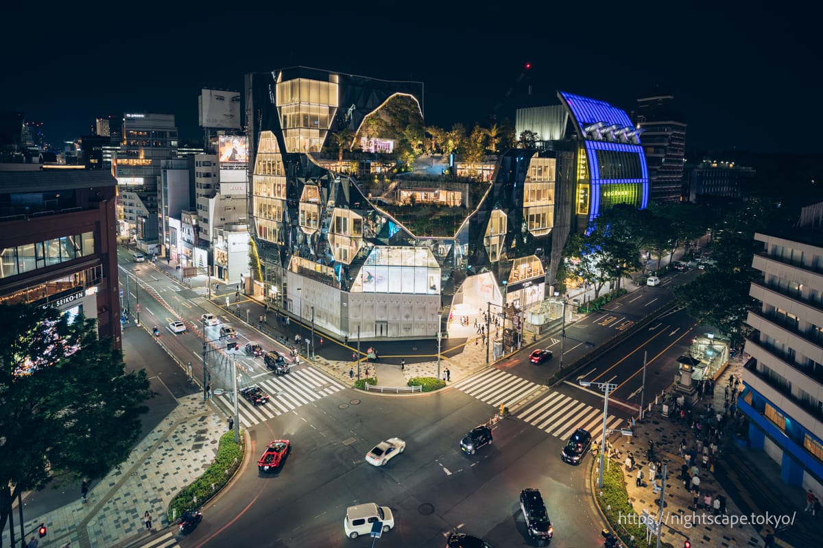 Tokyu Plaza Harajuku "Harakado" and Jingumae intersection