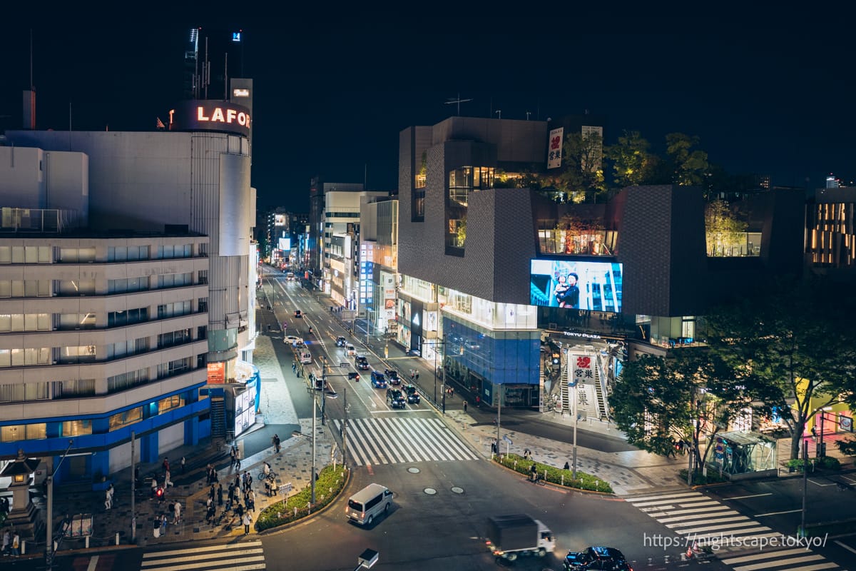 Jingu-mae intersection and Meiji-dori