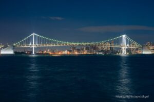 Rainbow Bridge illuminated