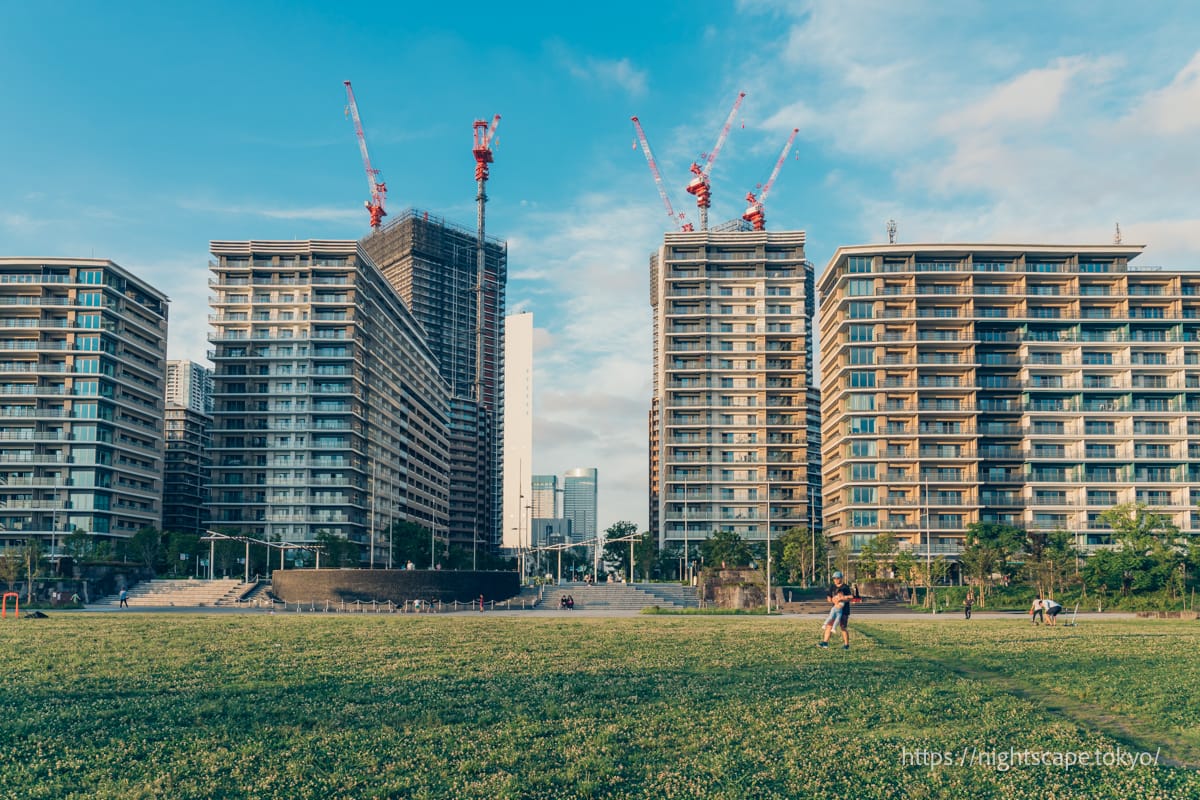 Harumi's tower condominium complex