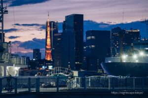 Tokyo Tower illuminated