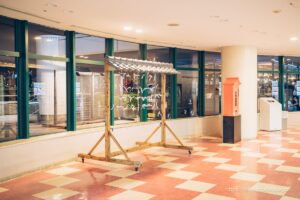 Omikuji shop on the rooftop of Aqua City Odaiba