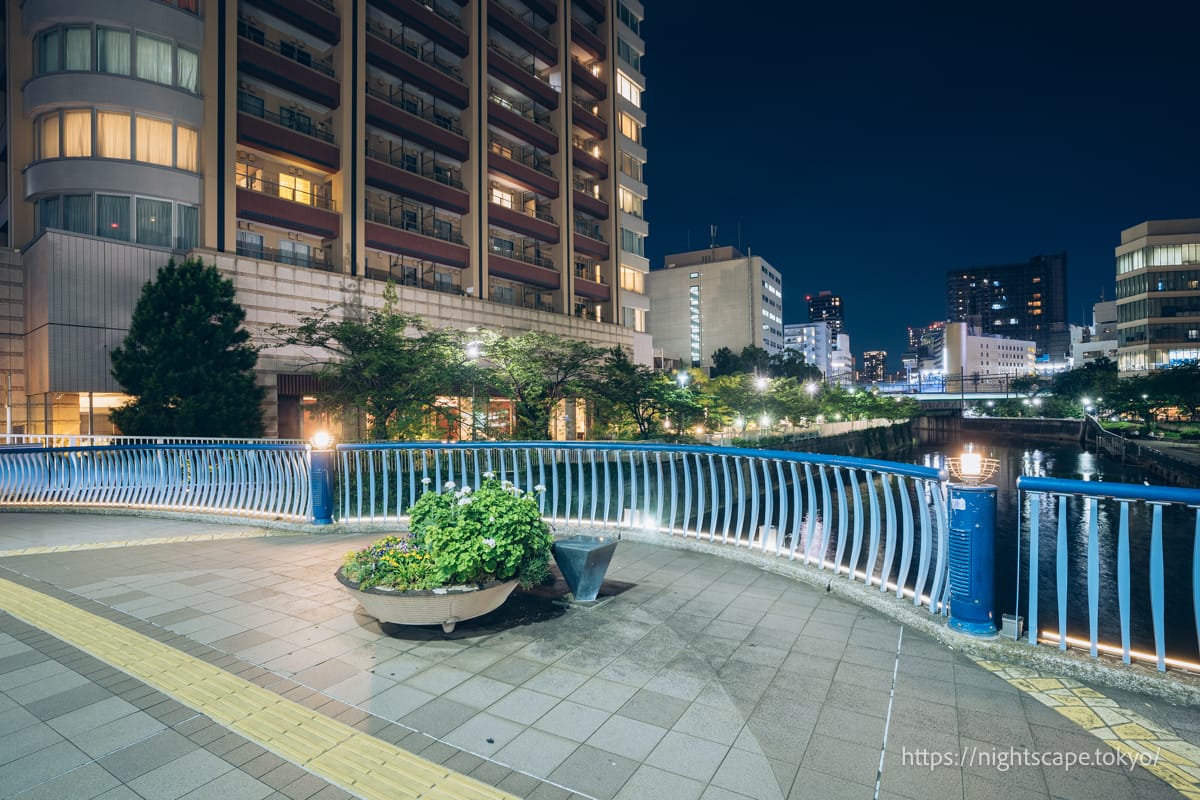 Yamamoto Bridge near Gotanda Fureai Waterfront Plaza