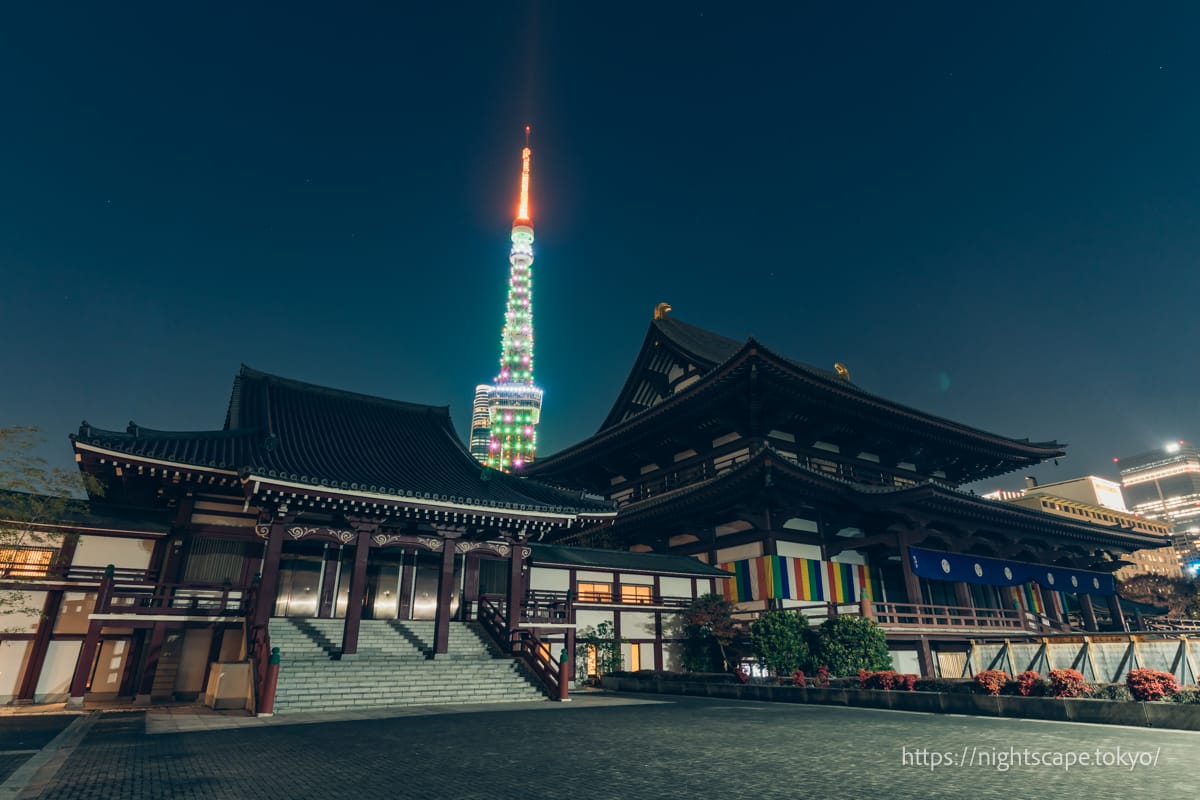 東京鐵塔閃耀聖誕特別燈光