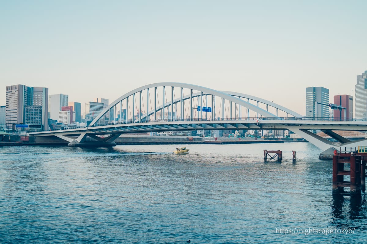 橫跨隅田川的築地橋