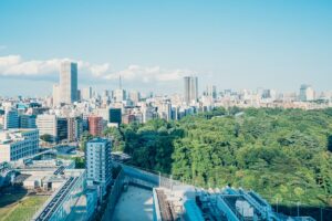 東京天空樹和新宿御苑