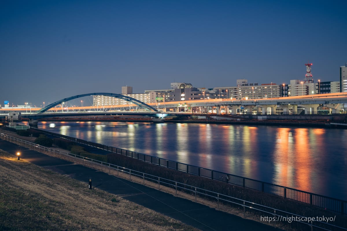 Suijin Bridge and Metropolitan Expressway