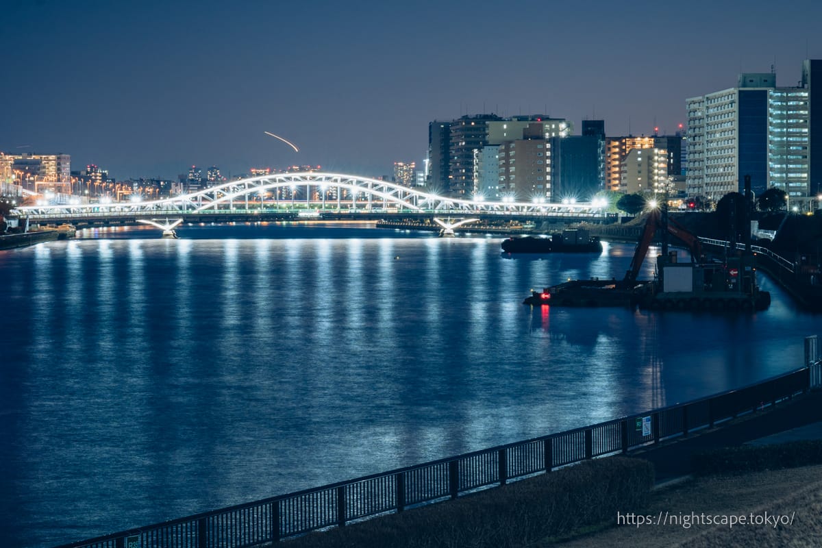 Illuminated Shirahige Bridge
