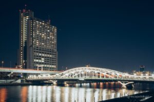 Illuminated Shirahige Bridge