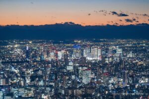 新宿の摩天楼（都庁、コクーンタワーなど）