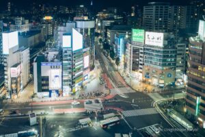 Night view from Shibuya Scramble Square 12F