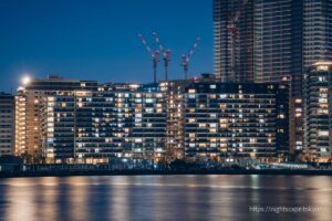 晴海エリアの夜景