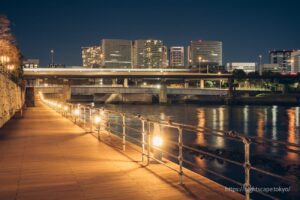 京浜運河の夜景
