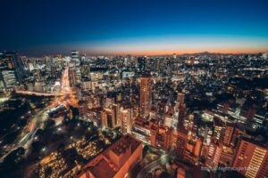 東京タワー 展望台 メインデッキ&トップデッキから眺める夜景