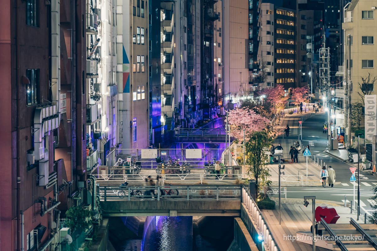渋谷リバーストリートを俯瞰して眺める