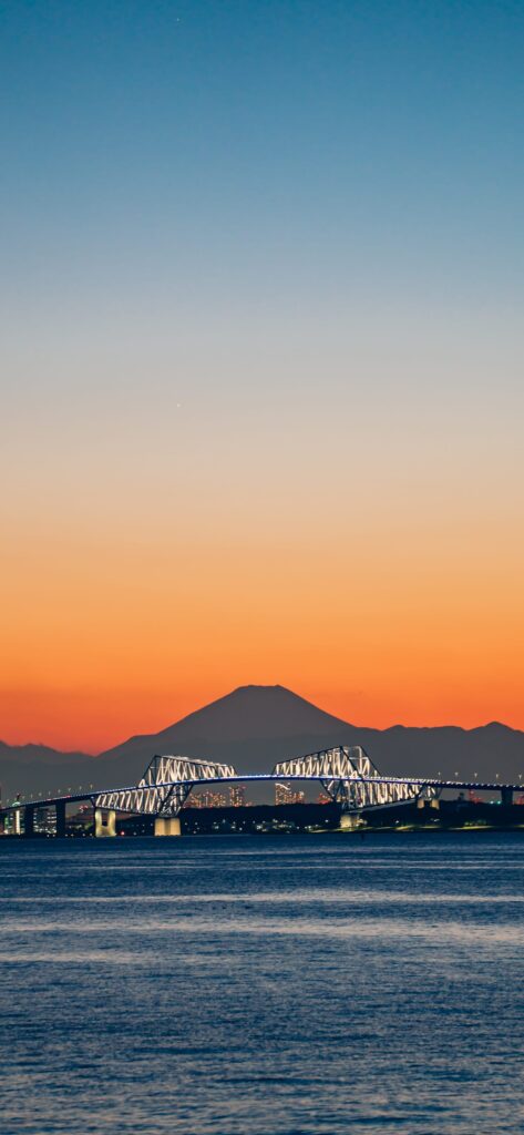 富士山與東京京門大橋