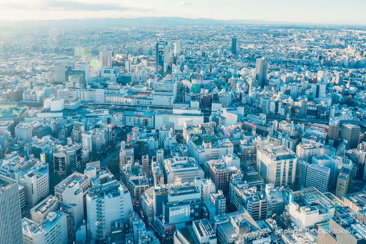 池袋駅周辺の景色