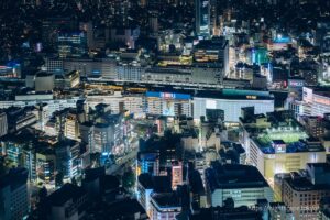 池袋駅方面の夜景