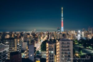 ザ カンザシ 東京 浅草の夜景