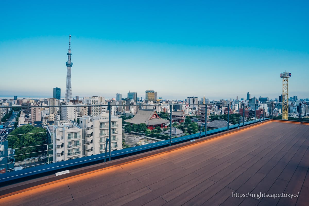 THE KANZASHI TOKYO ASAKUSA ルーフトップテラスの雰囲気①