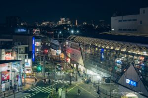 経堂駅周辺の夜景①