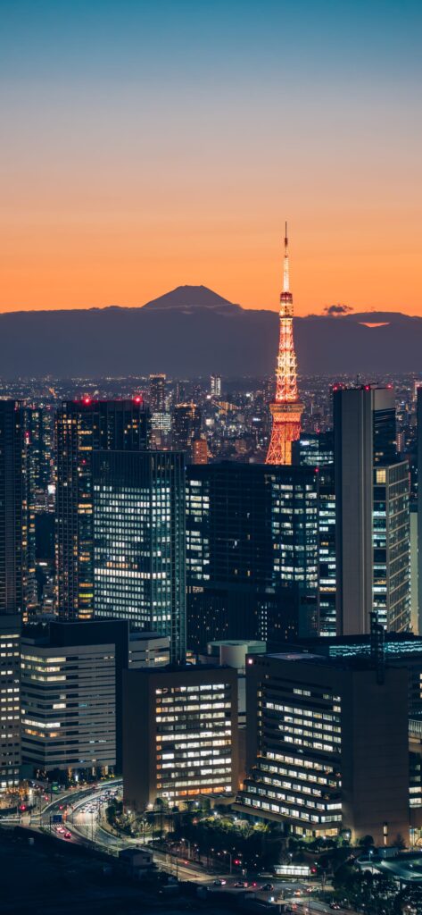 富士山と東京タワー