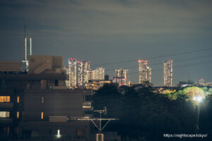 武蔵小杉方面の夜景