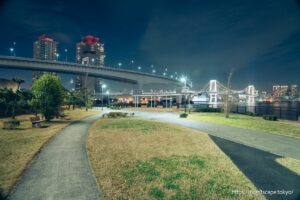 有明北緑道公園の雰囲気