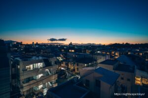 自由が丘 デュ アオーネの夜景