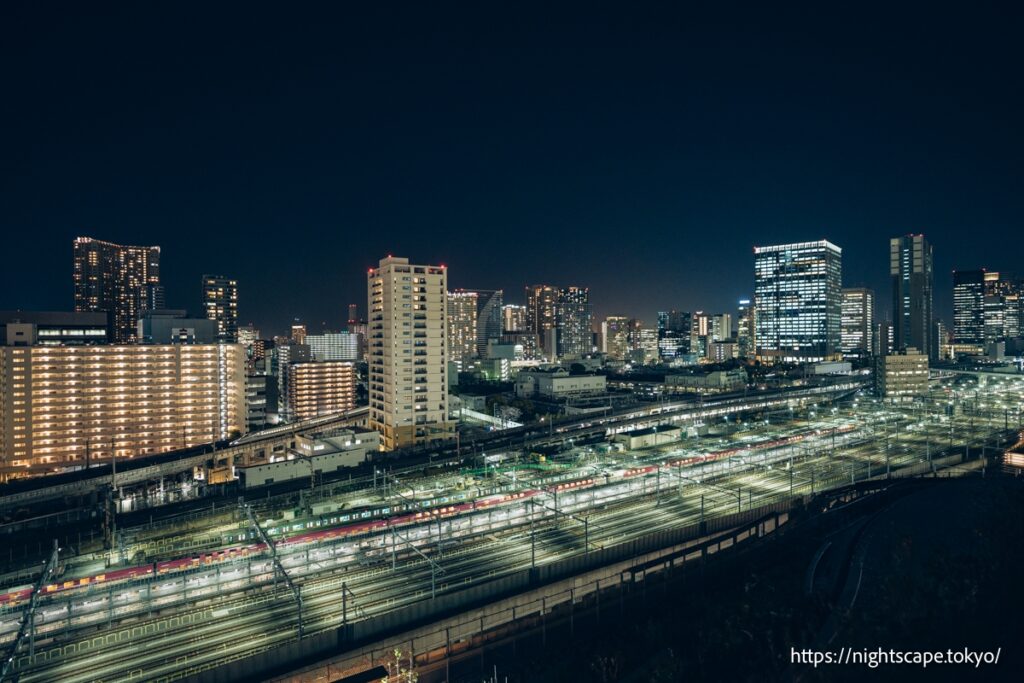 MoN Takanawaから眺める夜景