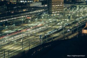 MoN Takanawaから眺めるトレインビュー